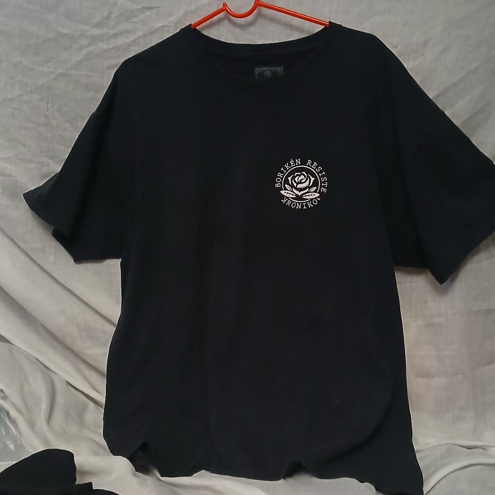 Vintage Puerto Rican Revolutionary T-Shirt, XL, Black, AWESOME